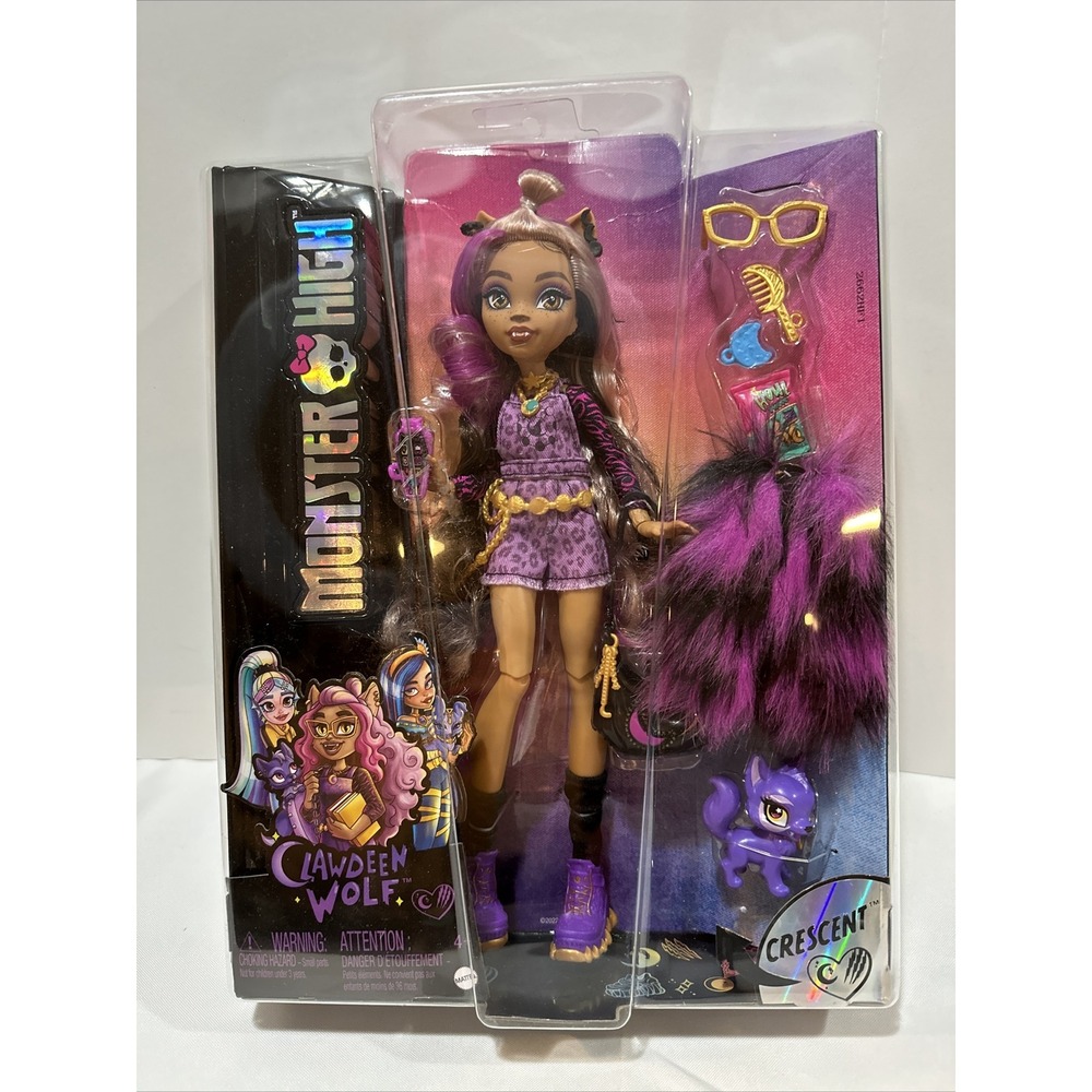 Monster High Clawdeen Wolf 2022 G3 3rd Generation New In Box